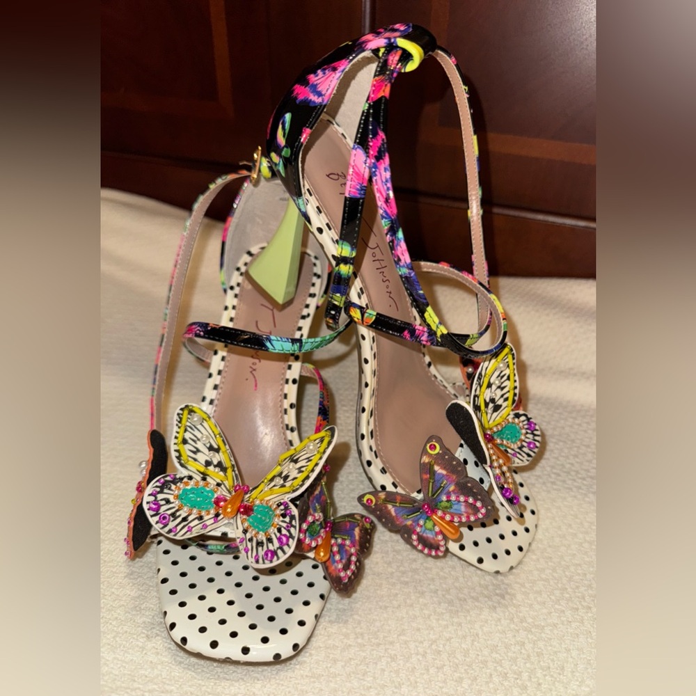 Betsey Johnson butterfly heels